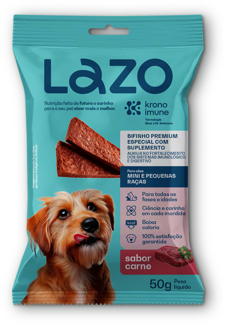 Bifinho para Cães Sabor Carne - 50g | Lazo