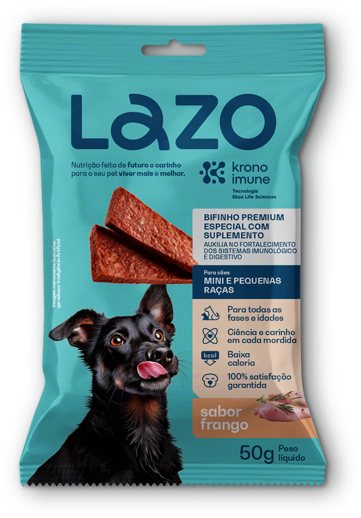 Bifinho para Cães Sabor Frango - 50g | Lazo