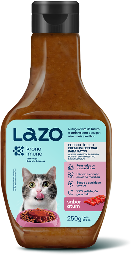 Petisco Líquido para Gatos Sabor Atum - 250g | Lazo