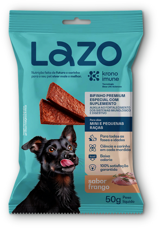 Bifinho para Cães Sabor Frango - 50g | Lazo