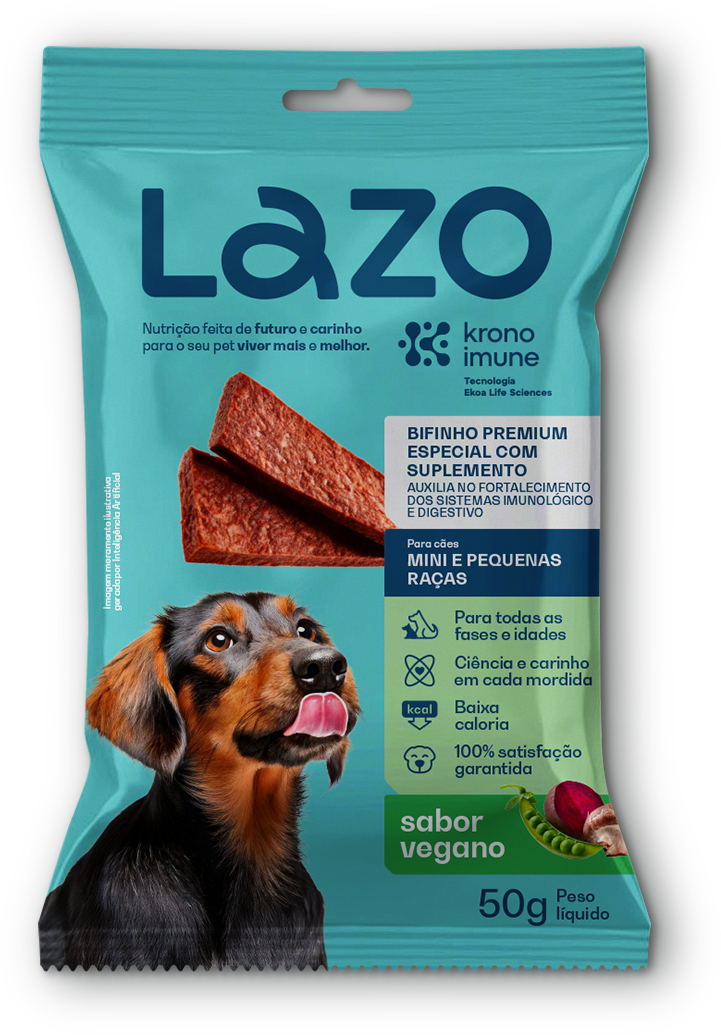 Bifinho Vegano para Cães - 50g | Lazo