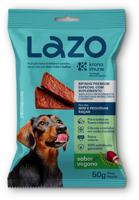 Bifinho Vegano para Cães - 50g | Lazo