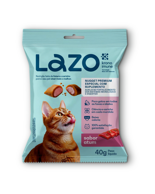 Nuggets para Gatos Sabor Atum - 40g | Lazo