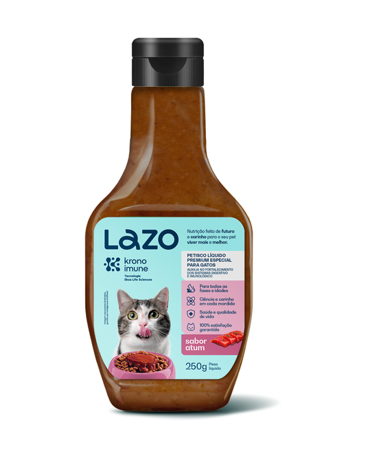 Petisco Líquido para Gatos Sabor Atum - 250g | Lazo